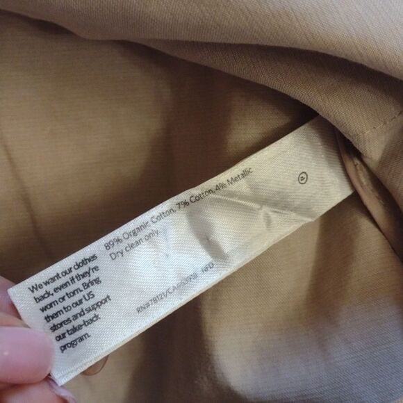 Eileen Fisher Organic Linen blend oversized blazer jacket size M - Picture 5 of 9